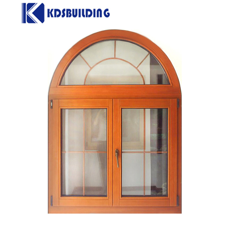 KDSBuilding Round New Design Solid Series Door And Windows Arch Wooden Window  Design