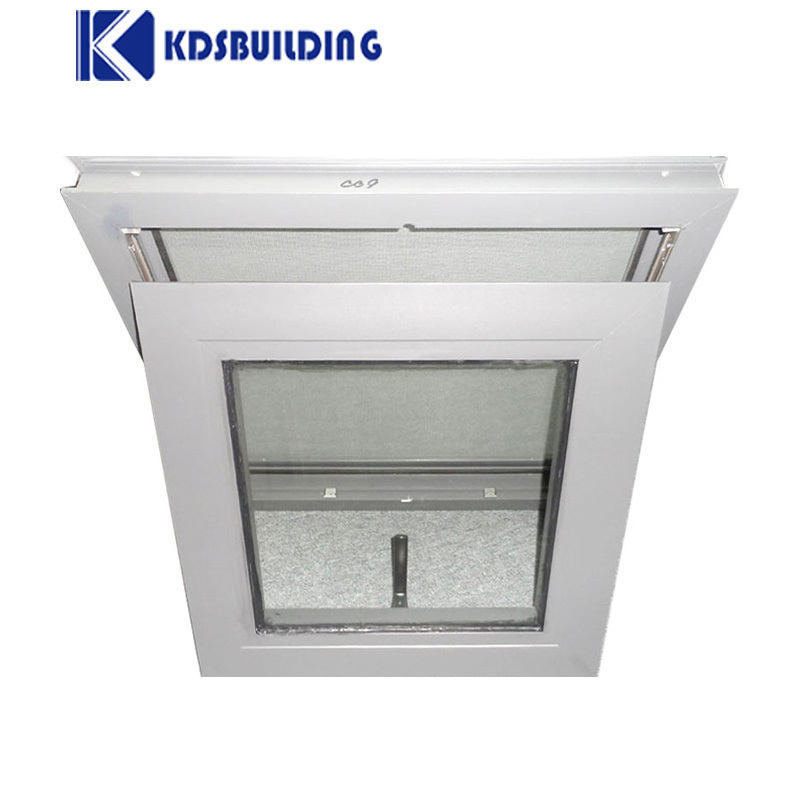 Heat Insulated Top Hung Thermal Break Aluminum Window Bathroom Type Windows Awning Window