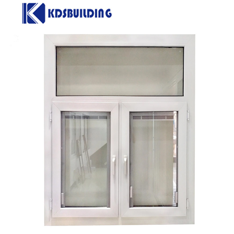 modern design house windows Double tempered glazed pvc window and doors upvc casement window