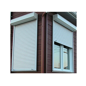 Louver Exterior European White Custom Home High Speed Outdoor Roller Electric Hurricane Proof Aluminum Glass Shutter Window