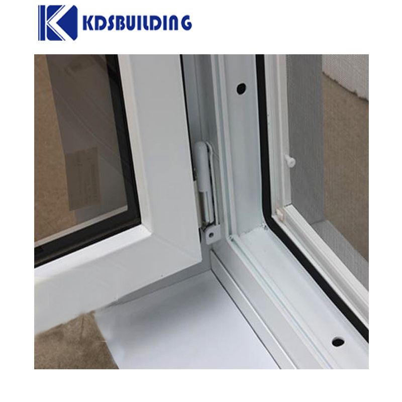 KDSBuilding Manufacturing High Quality Burglar System Double Glazed UPvc Clear PVC Window