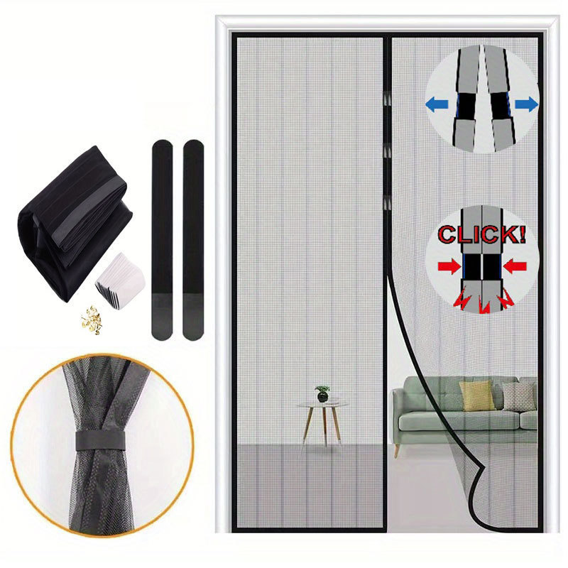 Magnetic door strip anti-mosquito door  soft gauze  curtain anti-mosquito door curtain anti