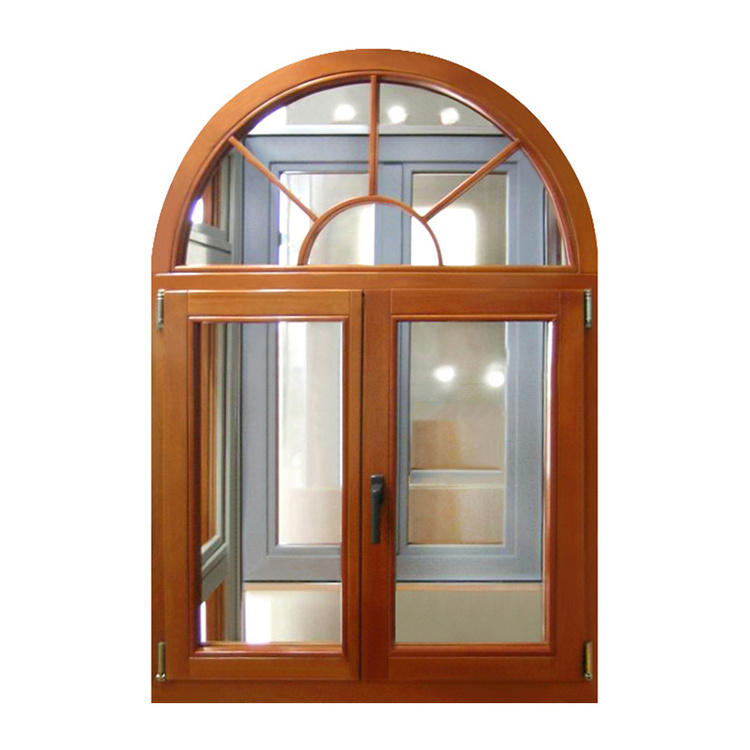 KDSBuilding Round New Design Solid Series Door And Windows Arch Wooden Window  Design