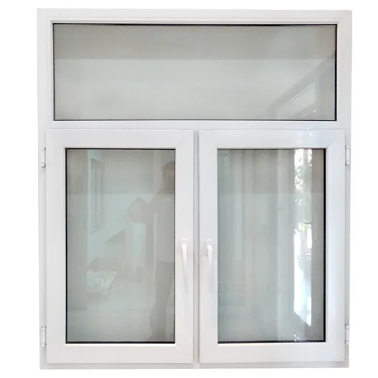 modern design house windows Double tempered glazed pvc window and doors upvc casement window