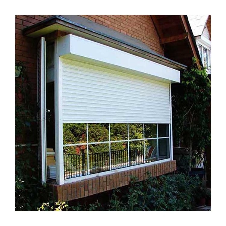 Beautiful Appearance Waterproof Smart Control Double Glaze European Style Rolling Shutters