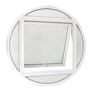 Heat Insulated Top Hung Thermal Break Aluminum Window Bathroom Type Windows Awning Window