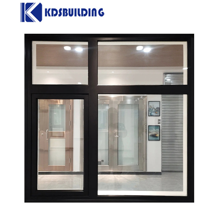 KDSBuilding Security Fireproof Black Profile Insulated Stainless Steel Decorative Window Grill Design