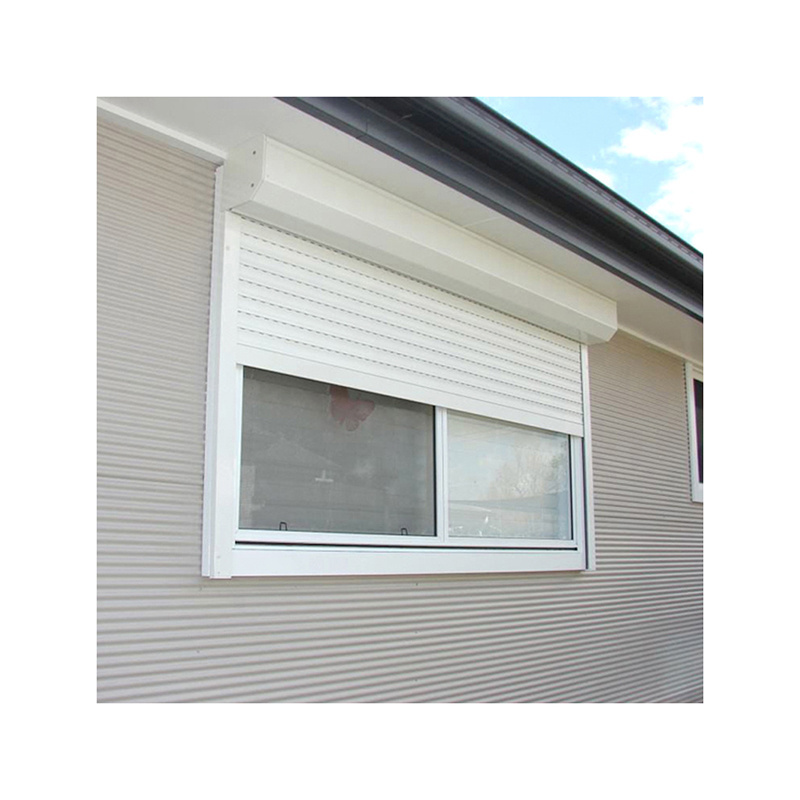 Hot Sale Motorized Control Vertical Sliding Aluminium Hurricane Shutters-roll up Shutter Window