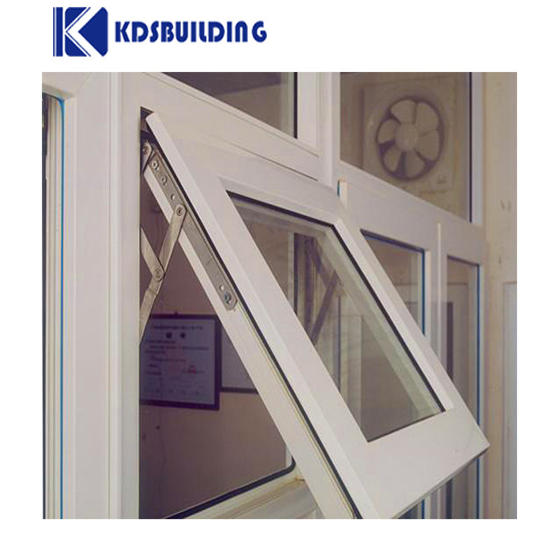 Heat Insulated Top Hung Thermal Break Aluminum Window Bathroom Type Windows Awning Window