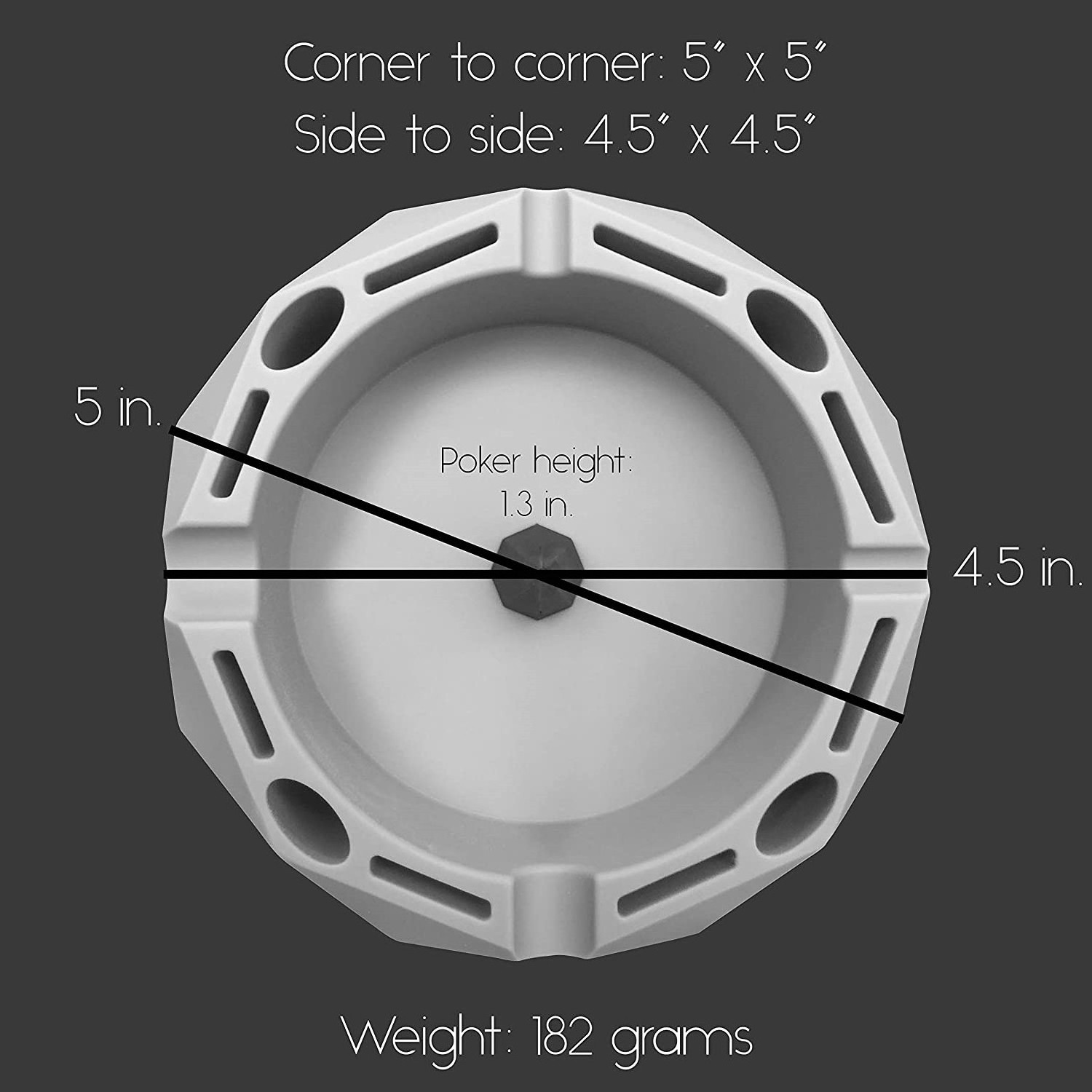 Dishwasher Safe for Easy Cleaning Heat  Resistance Organizing Slot Holders Silicone Bowl & Pipe Ashtray with Poker