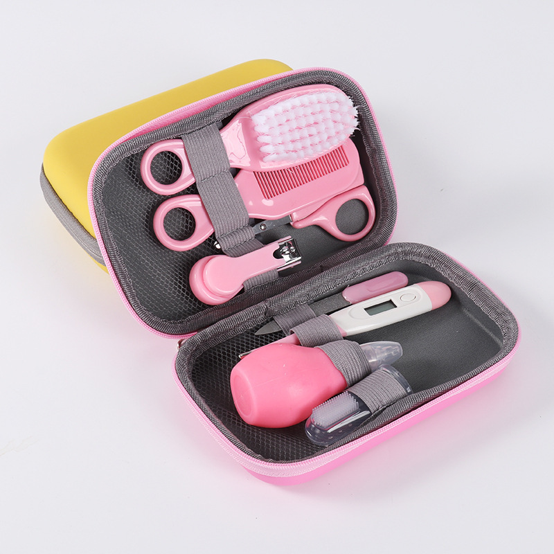 New Style Newborn Baby Care Kit 8pcs Baby Care Kit Infant Child Safety Healthcare Tools  Baby Nail Clipper Set