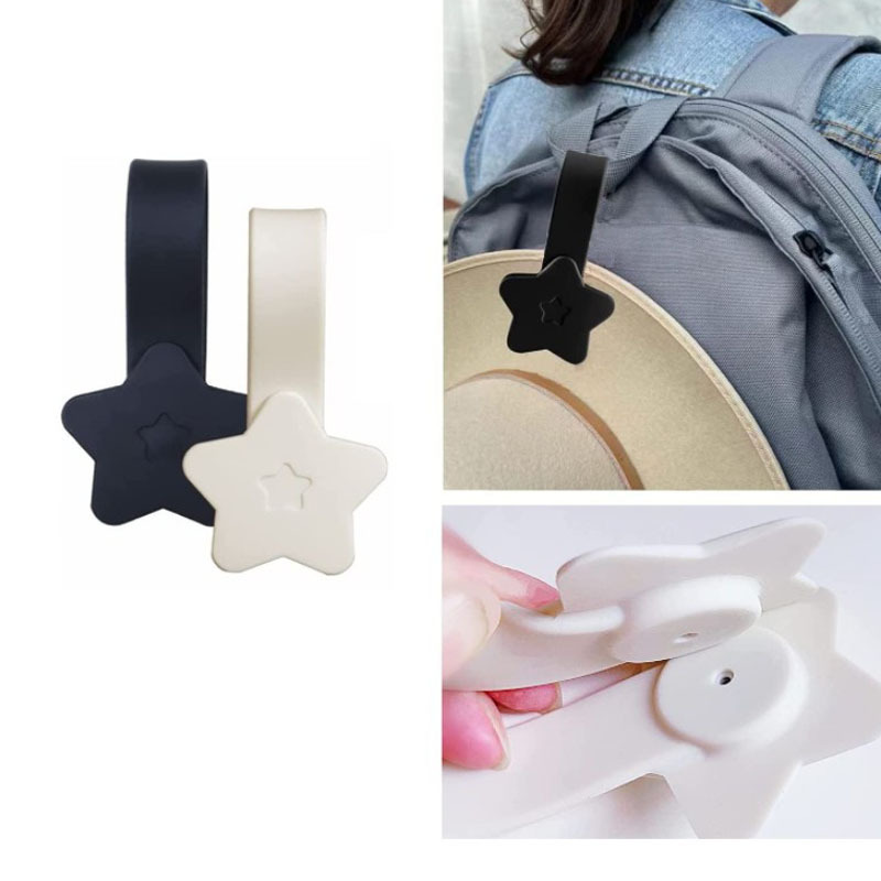 Wholesale Silicone Magnetic Hat Clip Travel Handbag Backpack Hat Storage for Outdoor Travel Accessory Hat Companion