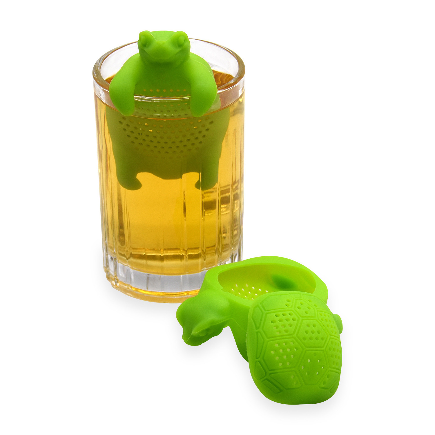 Wholesale Creative Coffee Tool Animal Shaped Tea Filter Easy to Use Cute Reusable Silicone Cat Shaped Tea Infuser