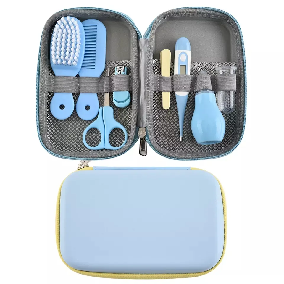 New Style Newborn Baby Care Kit 8pcs Baby Care Kit Infant Child Safety Healthcare Tools  Baby Nail Clipper Set