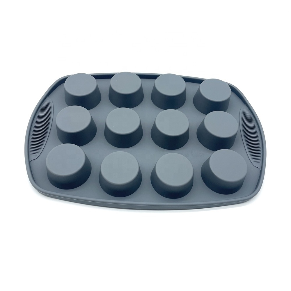 Kitchen Tools Cake Molds 12 Cups Silicone Muffin Pan