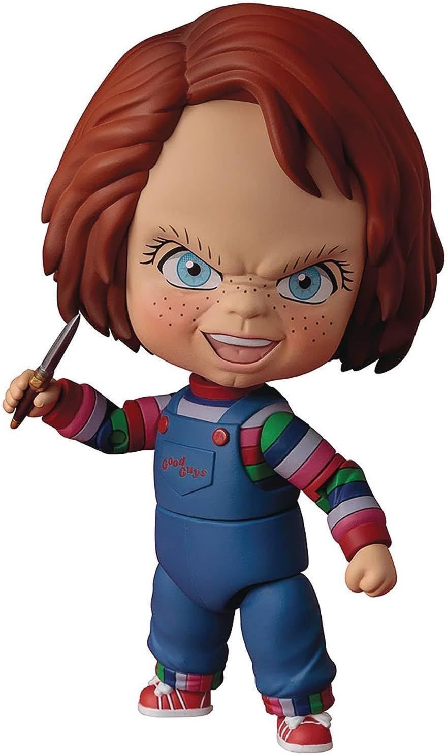 Horror Movie Action Figures Horror Movie Character Cool Halloween Toy Figure for Kids Child's Play 2 Chucky Vinyl Figure 3.75 in