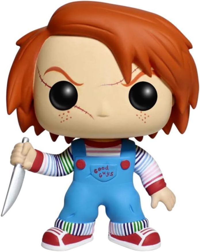 Horror Movie Action Figures Horror Movie Character Cool Halloween Toy Figure for Kids Child's Play 2 Chucky Vinyl Figure 3.75 in