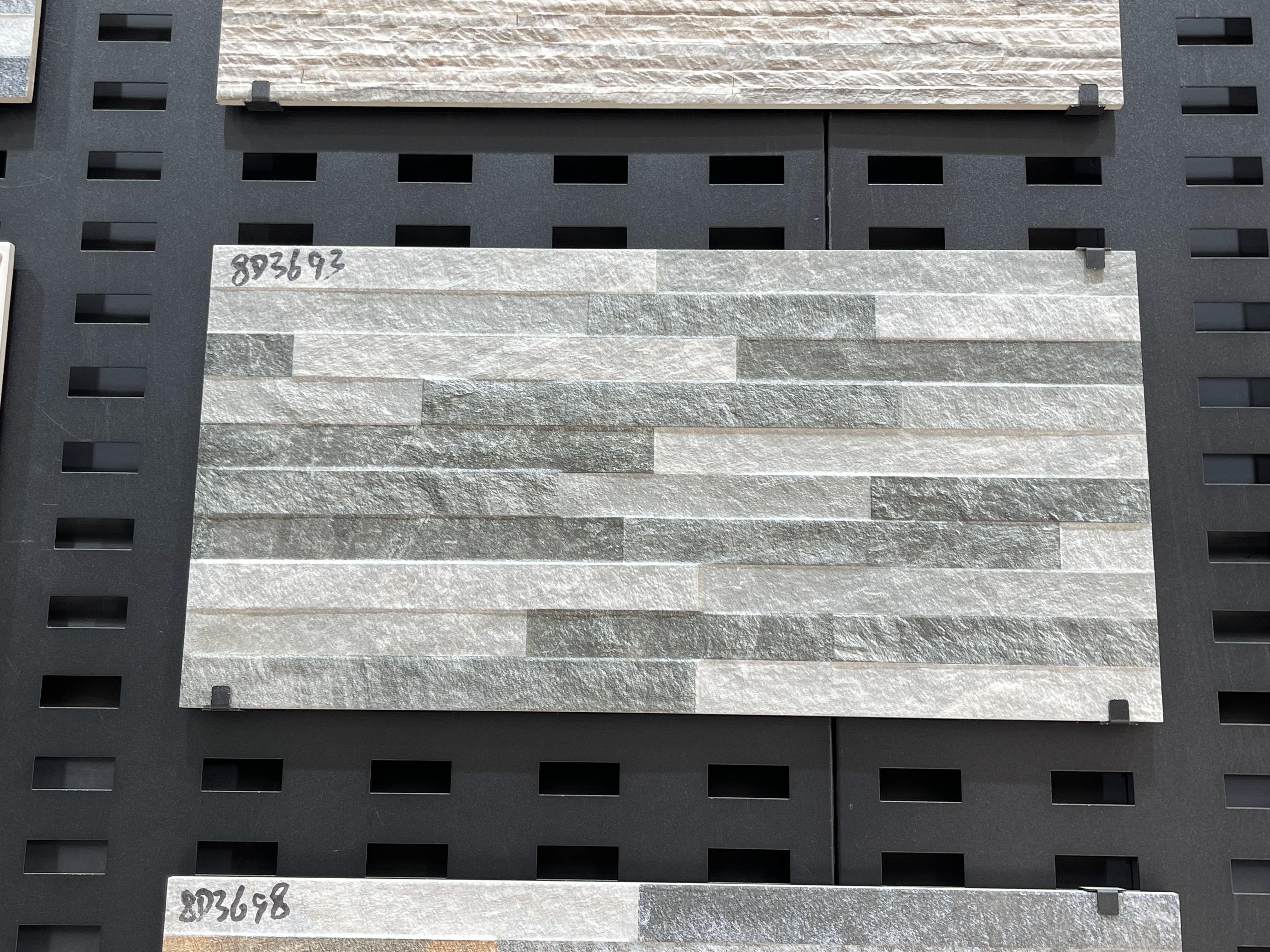 External 3D Ceramic Tiles 300X600mm Matte Glazed Rustic Antique Villa Bricks Exterior Wall Decoration Porcelain