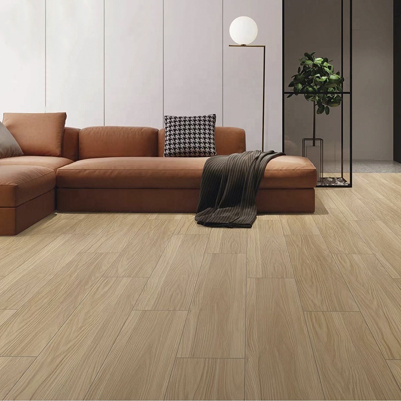 Factory Direct Sales 200x1200mm Wooden Ceramic Floor Wood Pattern Ceramic Tile Floor for Living Room