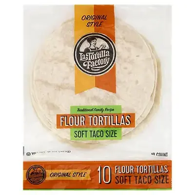 Food Grade Custom Printed Zipper Resealable Flour Tortilla Packaging Bag with Tear Notch