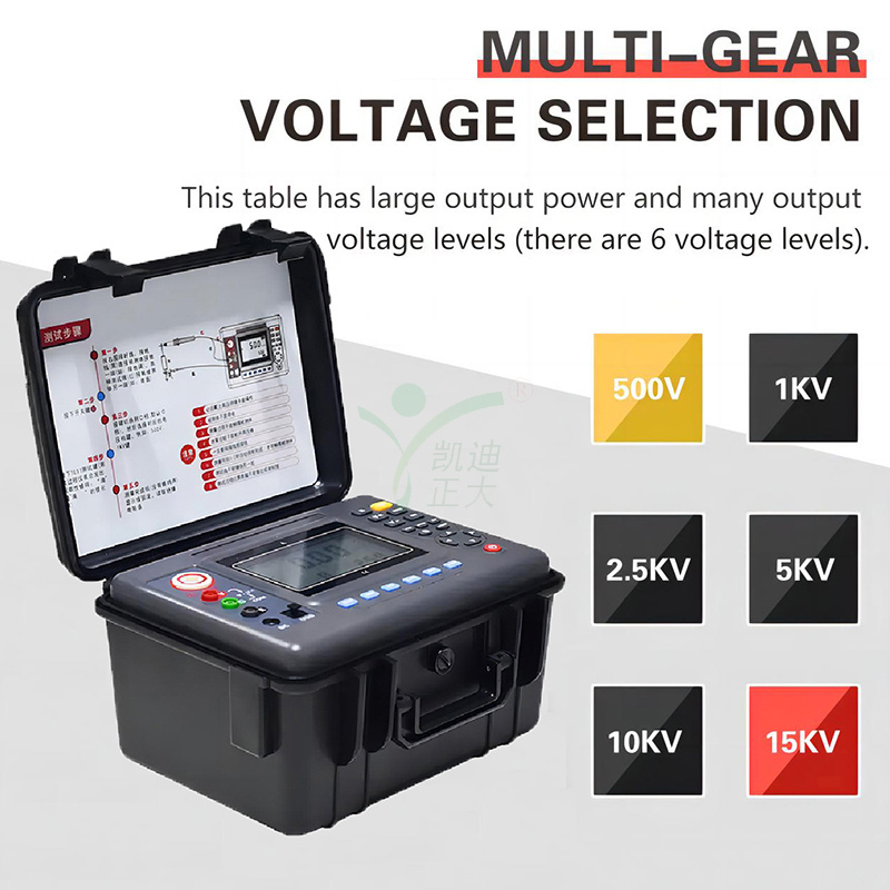 10kV Digital High Precision 5KV 10kV Digital Insulation Tester Meggar 10kV