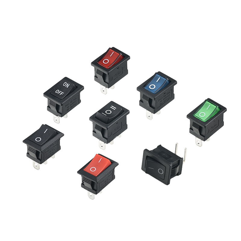 wenzhou KCD-101 ON-OFF-ON 3 position switches LED illuminated rocker switch