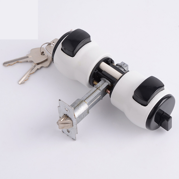 KG-26 Aluminum Round Knob Lock One Side Slidng Swing Door Lock