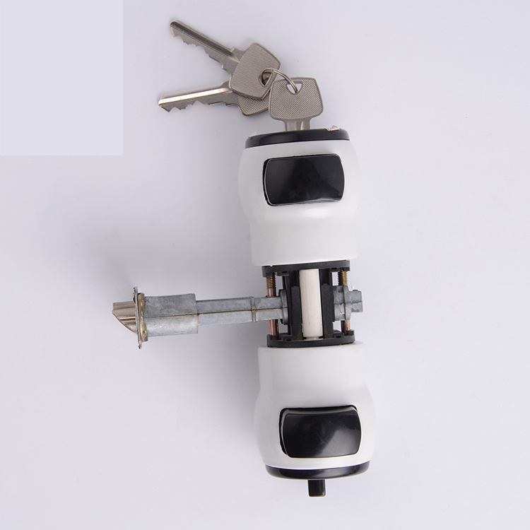 KG-26 Aluminum Round Knob Lock One Side Slidng Swing Door Lock