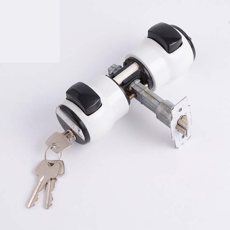 KG-26 Aluminum Round Knob Lock One Side Slidng Swing Door Lock