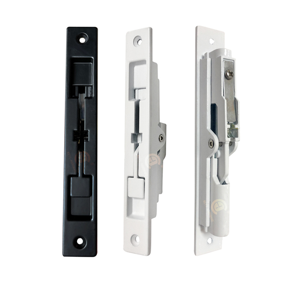 In Stock Promotion Automatic Door Black Tower Bolt Zinc Alloy Sliding Locking Flush Bolt For Doors And Windows