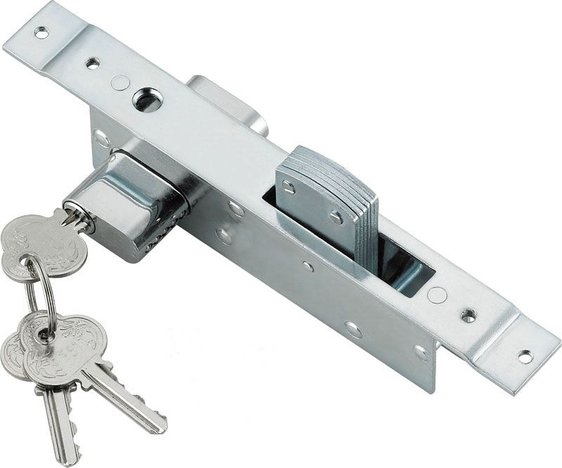 KEYI 41055 High Quality Top Selling Single And Double Open Mortise Lock Aluminum Door Hook Lock