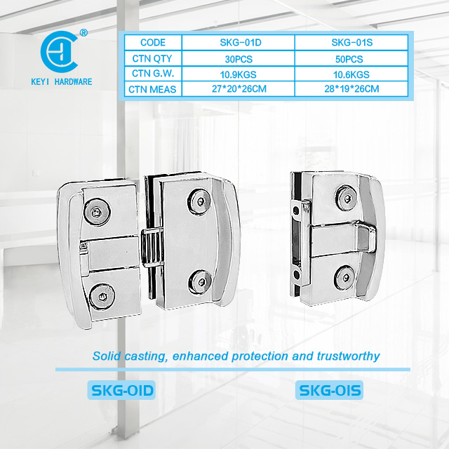 Safety South America Commercial Office Center Door Clamp Lock frameless sliding glass door lock