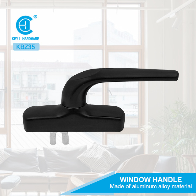 KEYI KBZ35 PVC Door And Window Locks Handles Aluminum Sliding Window Handle Casement Window Handle