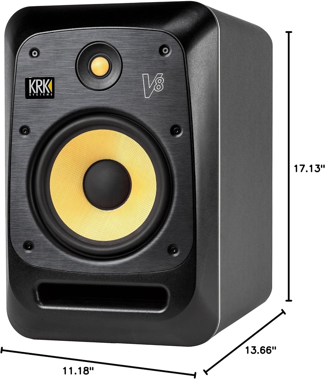 New Year PROMO PRICE FOR KRK ROKIT 8 G4 8'' 2 Way Active Studio Monitor Kits Pair W/Black Speaker