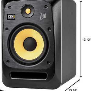 New Year PROMO PRICE FOR KRK ROKIT 8 G4 8'' 2 Way Active Studio Monitor Kits Pair W/Black Speaker