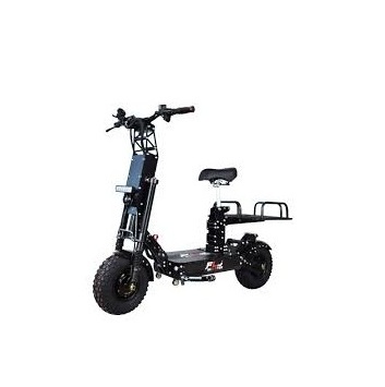 The New Listing FLJ K6 electric scooter 6000W 60V 13 inch dual drive motor 40Ah range 80-150kms