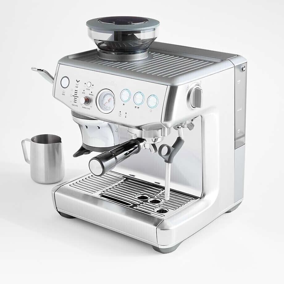 Ready to Ship Bre_villeS BaristaS Express Impress Brushed Stainless Steel Thermal Coffee Maker