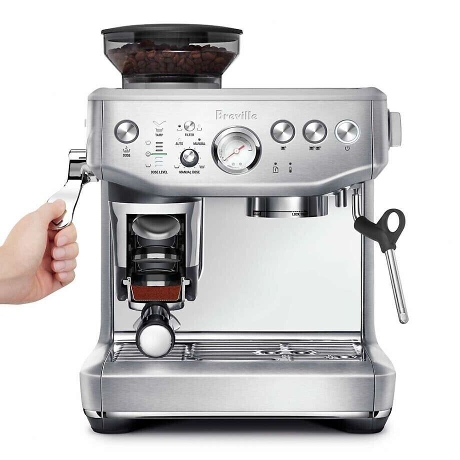 Ready to Ship Bre_villeS BaristaS Express Impress Brushed Stainless Steel Thermal Coffee Maker