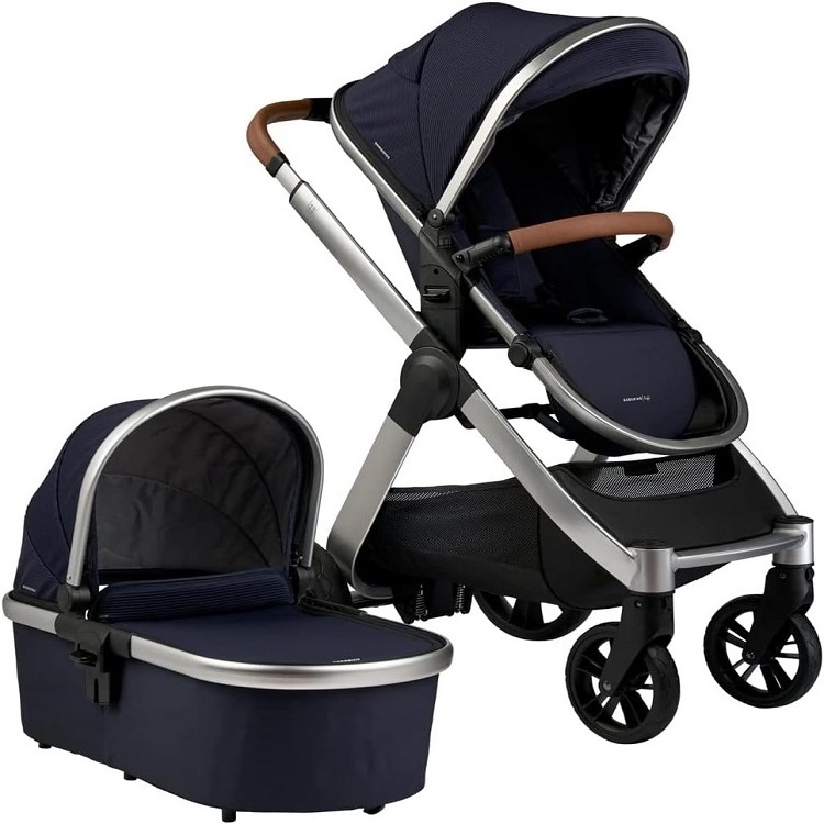 for sale BABABING Raffi Pushchair 3-in-1 Travel System, Baby Buggy w/ Canopy & 2 in 1 Rain Cover for Newborn