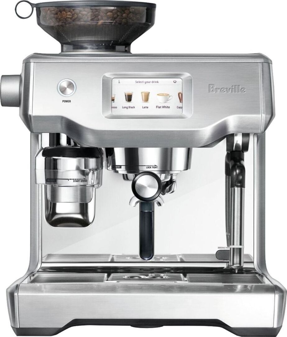 Stock Brevilles BES990BSS Fully Automatic Espresso Machine Oracle Touch Coffee Machine