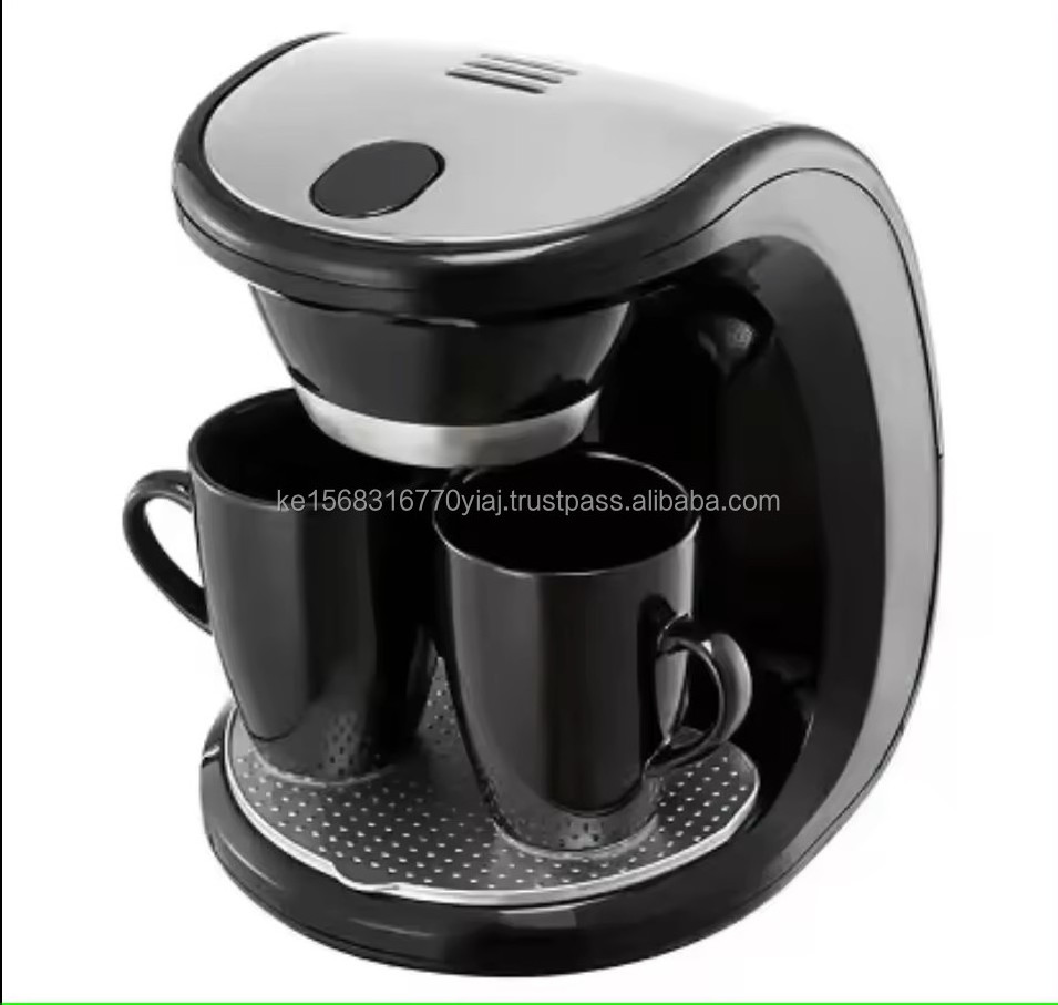 HIGH QAULITY  Mini Electric Drip Coffee Maker Household Semi-automatic Brewing Tea Pot American Coffee Machine