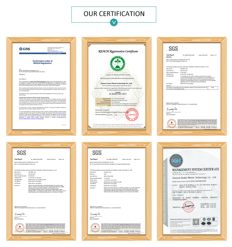 Styrene Maleic anhydride grafted polyethylene compatibilizer agent between polyethylene and mineral or glass fiber