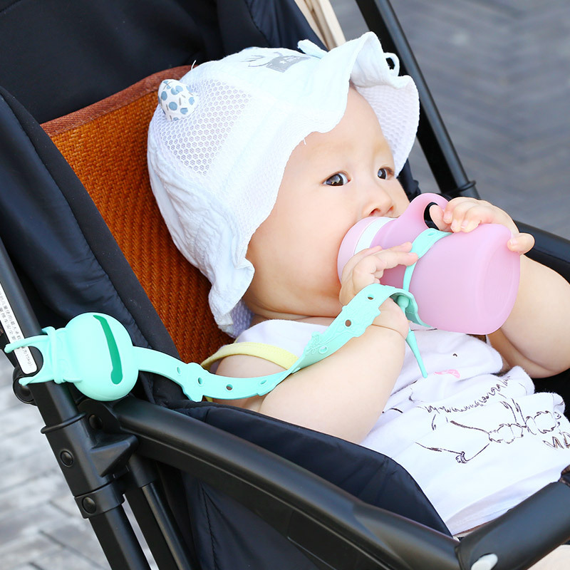 Wholesale Adjustable Size Baby Pacifier Clips,Stretchable Silicone Toy Safety Straps