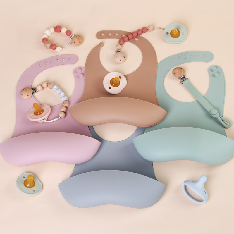 Silicon Baby Cutlery Set Baby Feeding Dinner Plates Kids Dining Bowl Spoon Baby Feeding Plate Set