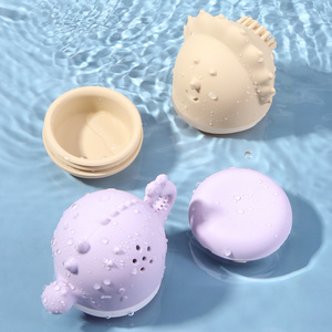 New Arrivals Trending Product Ideas 2024 Bubble Water Game Bathtub Toy Kids Whale Silicone Baby Bath Toys for Toddlers