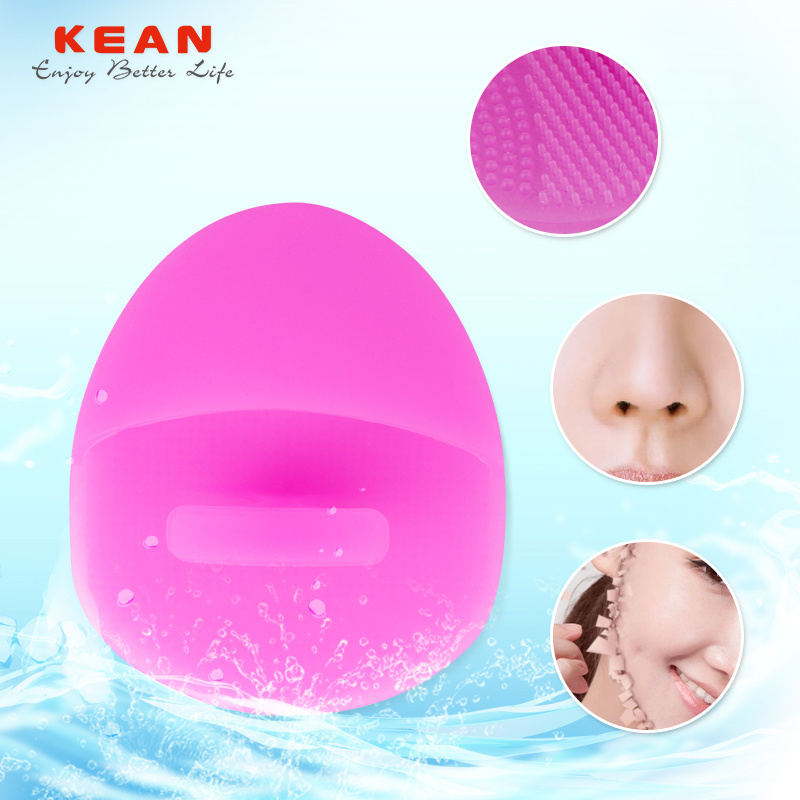 Wholesale Waterproof Exfoliator Silicone Face Scrubber Silicone Facial Cleansing Brush