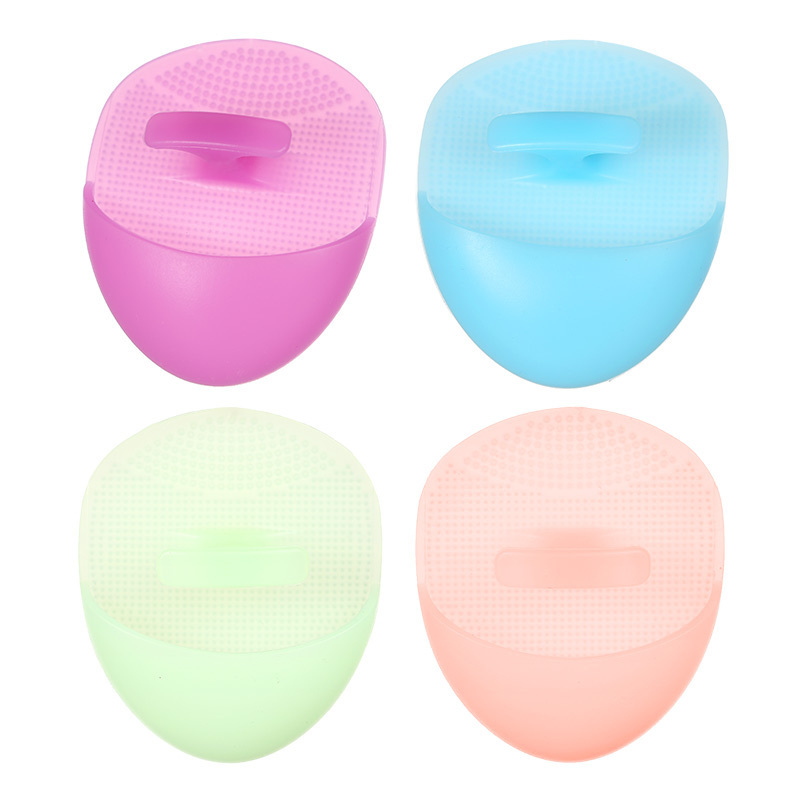 Wholesale Waterproof Exfoliator Silicone Face Scrubber Silicone Facial Cleansing Brush