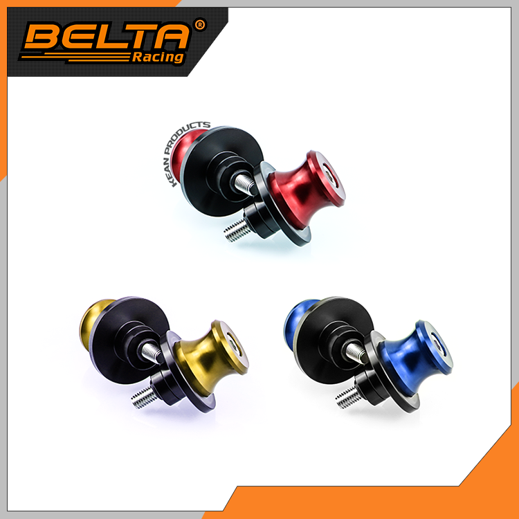 BELTA M6 Motorcycle Rear Paddock Stand Screw Aluminum Swingarm Spools  KPSA-M06100