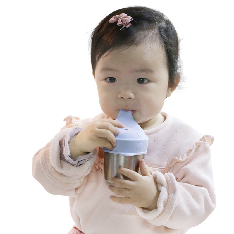 A Kids Silicone Stretch Cup Lids, Custom Universal Baby Sippy Cup Lid Silicone, Silicone Lids For Cups