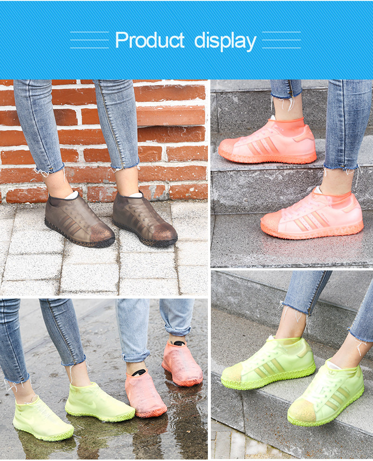 Reusable Silicone Boot And Shoe Covers, Shoe Covers For Rainy Days